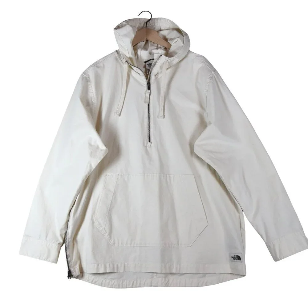 The North Face Battlement Anorak XL Utility Cream EUC Ivory Outdoors